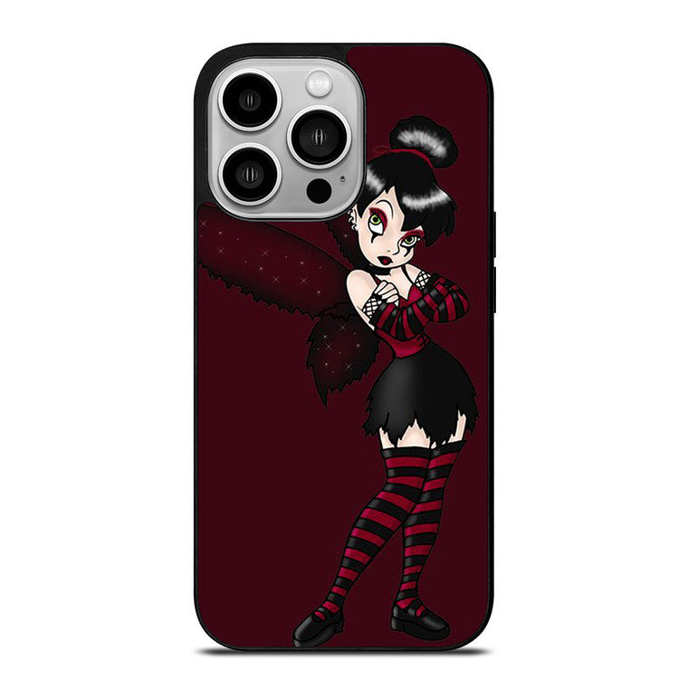 TINKERBELL EVIL GOTHIC CARTOON iPhone 14 Pro Case Cover