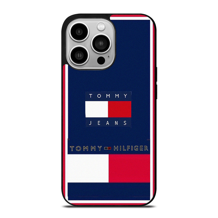 TOMMY HILFIGER JEANS LOGO iPhone 14 Pro Case Cover TOMMY HILFIGER JEANS LOGO iPhone 14 Pro Case Cover