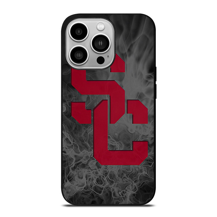USC TROJANS FOOTBALL SMOKED LOGO iPhone 14 Pro Case Cover USC TROJANS FOOTBALL SMOKED LOGO iPhone 14 Pro Case Cover