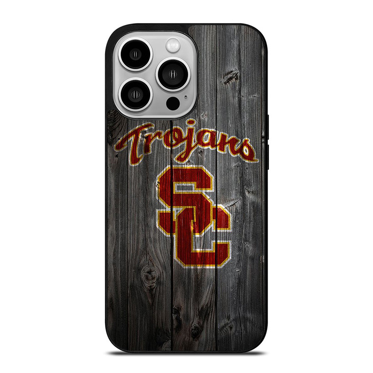 USC TROJANS WOOD LOGO iPhone 14 Pro Case Cover USC TROJANS WOOD LOGO iPhone 14 Pro Case Cover