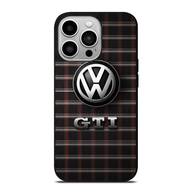 VW VOLKSWAGEN GTI METAL EMBLEM iPhone 14 Pro Case Cover