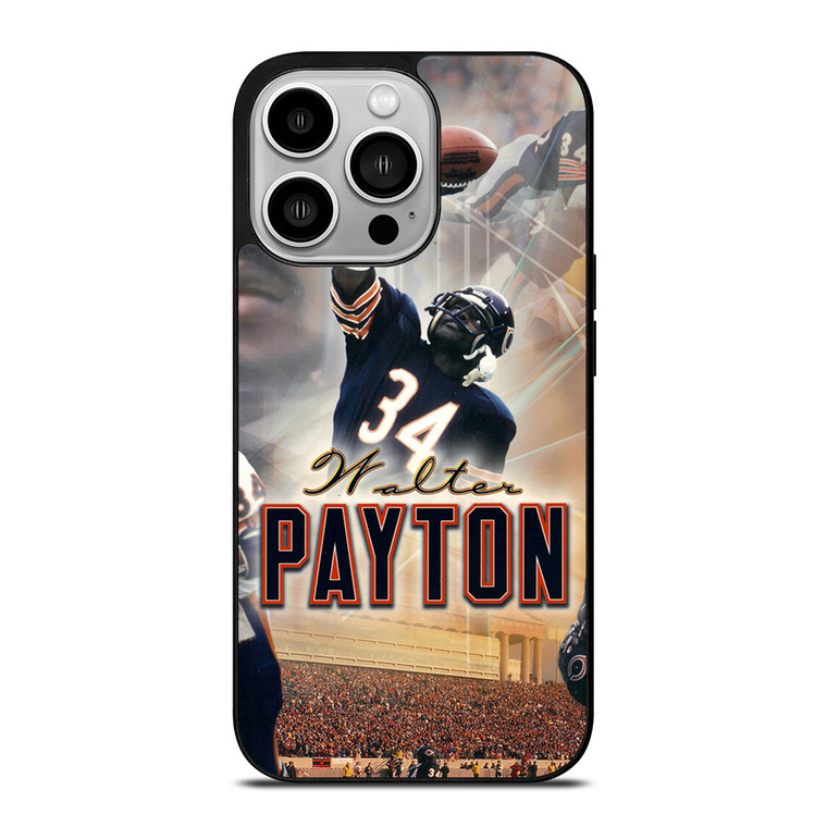 WALTER PAYTON CHICAGO BEARS POSTER iPhone 14 Pro Case Cover