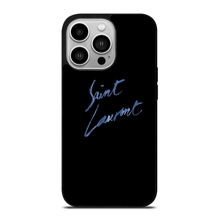 YVES SAINT LAURENT HANDWRITING LOGO iPhone 14 Pro Case Cover