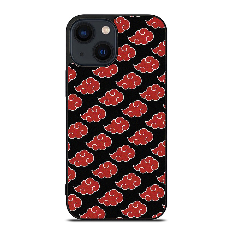 AKATSUKI CLOUD PATTERN iPhone 14 Plus Case Cover