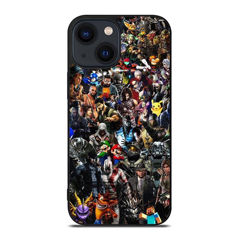 ALL GAMES CROSSOVER iPhone 14 Plus Case Cover