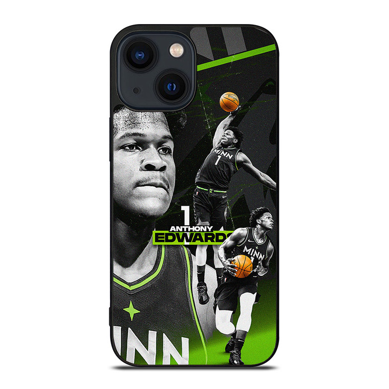 ANTHONY EDWARDS MINNESOTA TIMBERWOLVES iPhone 14 Plus Case Cover