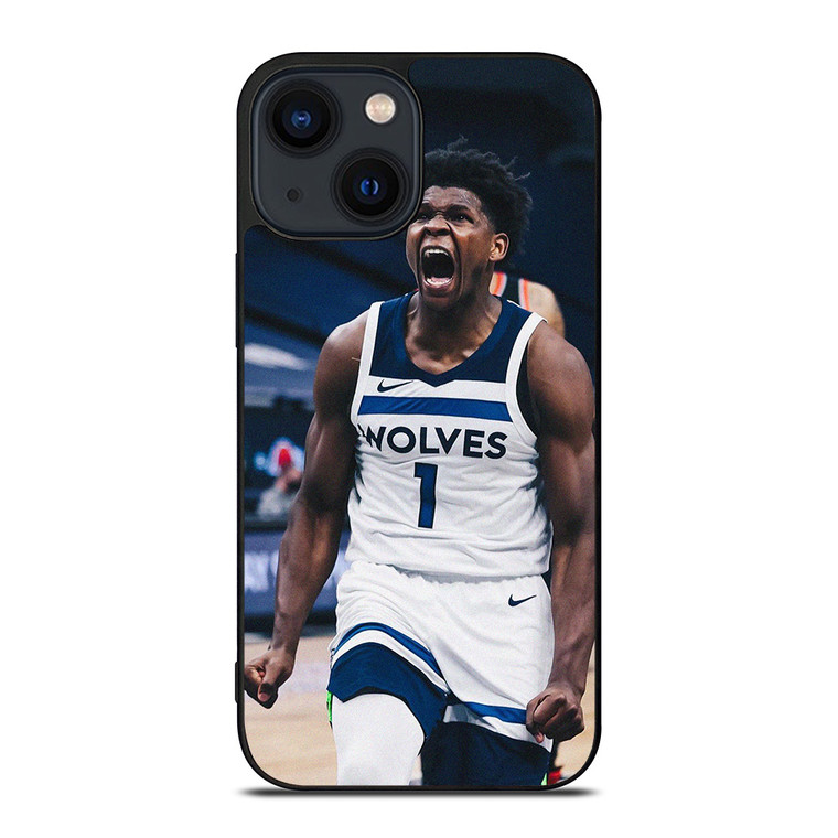 ANTHONY EDWARDS MINNESOTA TIMBERWOLVES NBA iPhone 14 Plus Case Cover