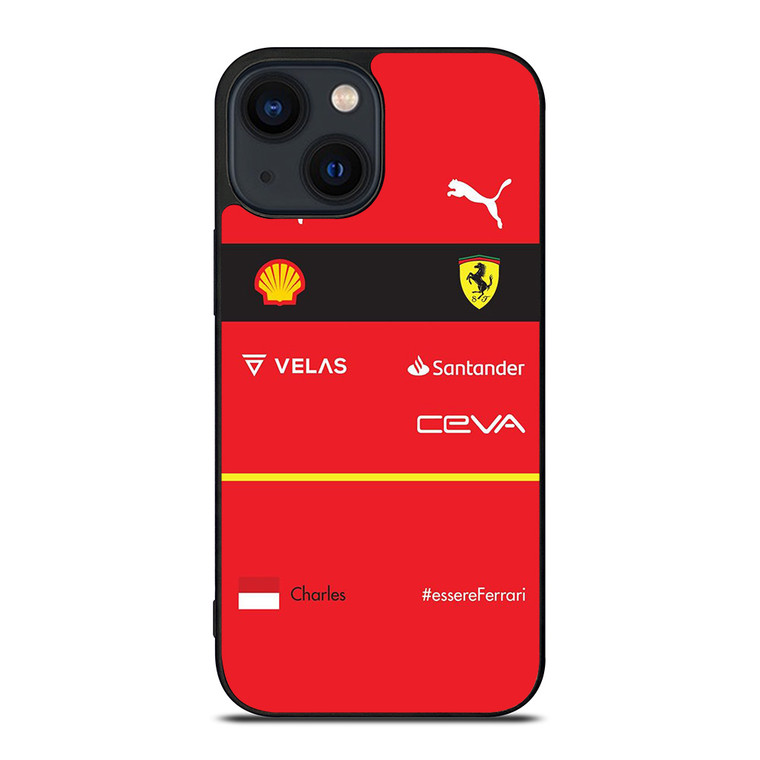 CHARLES LECRERC SCUDERIA FERRARI F1 KIT iPhone 14 Plus Case Cover