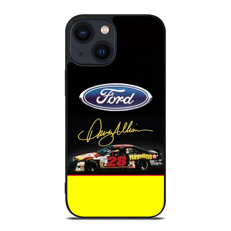 DAVEY ALLISON FORD TEXACO HAVOLINE RACING iPhone 14 Plus Case Cover