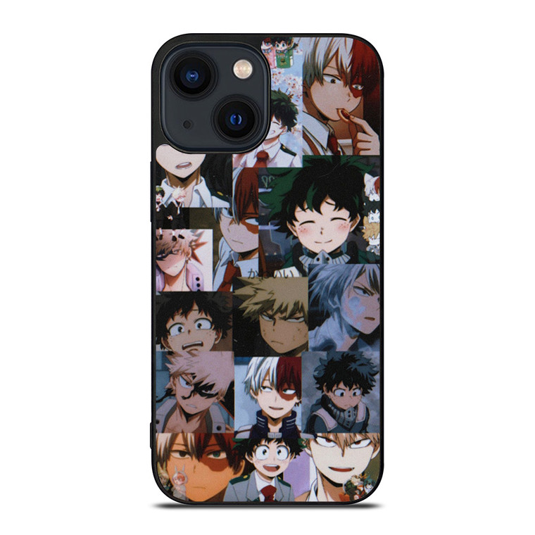 DEKU TODOROKI BAKUGO MY HERO ACADEMIA COLLAGE iPhone 14 Plus Case Cover