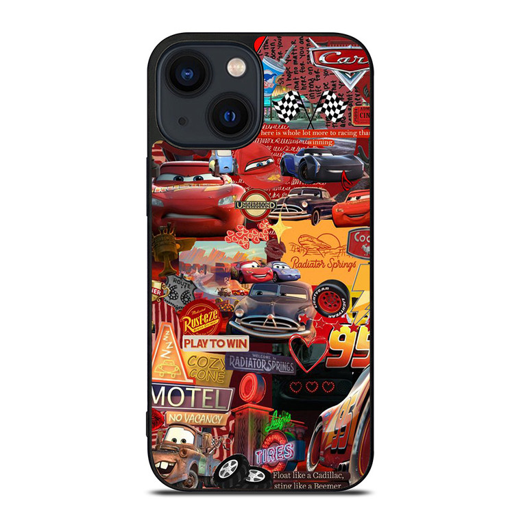DISNEY CARS MOVIE COLLAGE iPhone 14 Plus Case Cover