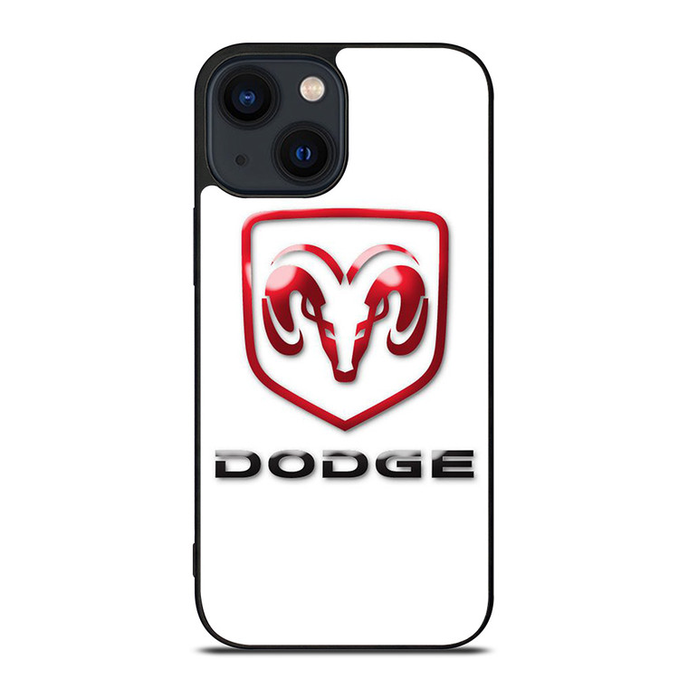 DODGE CAR RED EMBLEM iPhone 14 Plus Case Cover