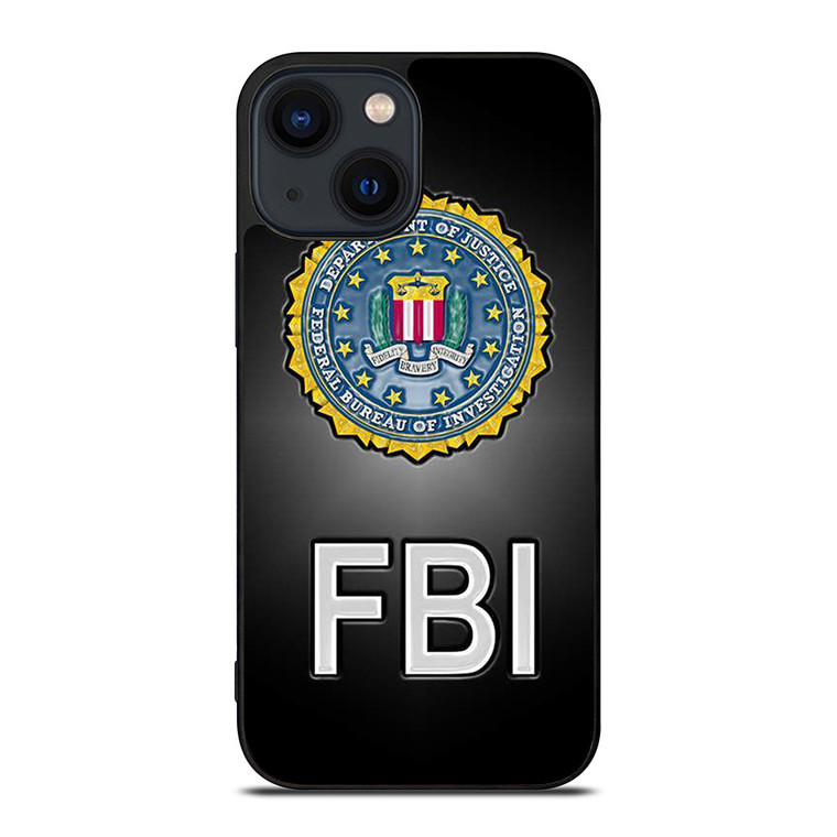 FBI FEDERAL BUREAU OF INVESTIGATION EMBLEM iPhone 14 Plus Case Cover
