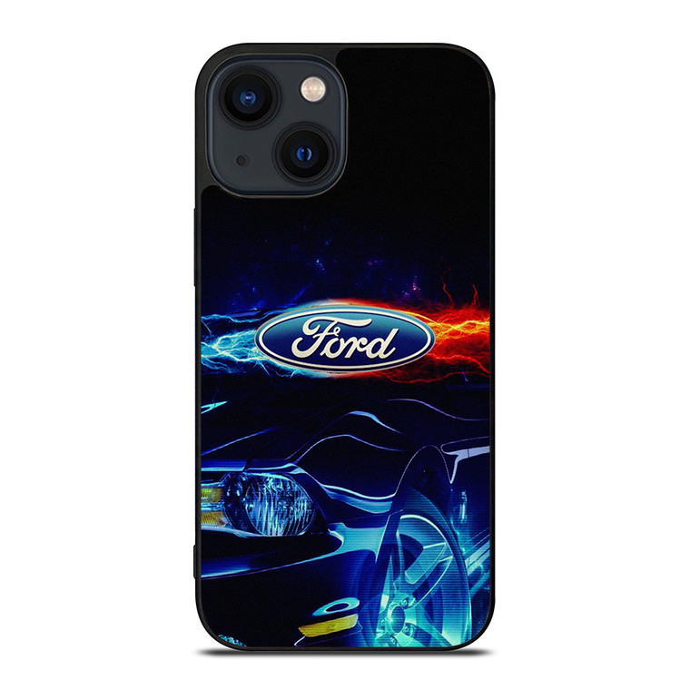 FORD MUSTANG GT FIRE EMBLEM iPhone 14 Plus Case Cover