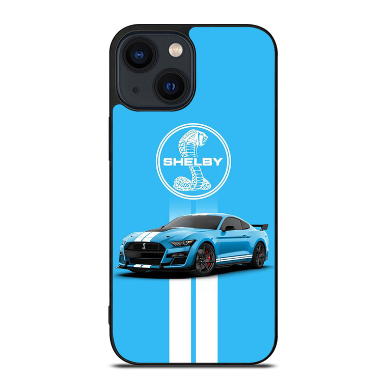 FORD SHELBY ICON BLUE iPhone 14 Plus Case Cover