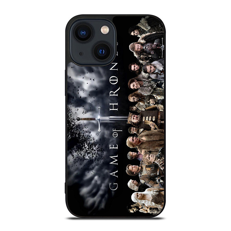 GAME OF THRONES SERIES ALL CHARACTERS iPhone 14 Plus Case Cover