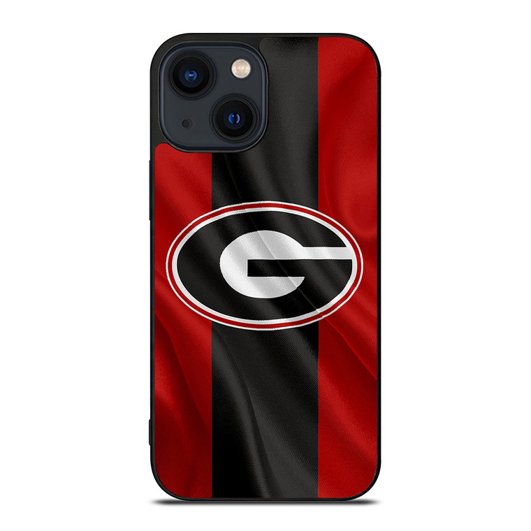 GEORGIA BULLDOGS FOOTBALL FLAG iPhone 14 Plus Case Cover