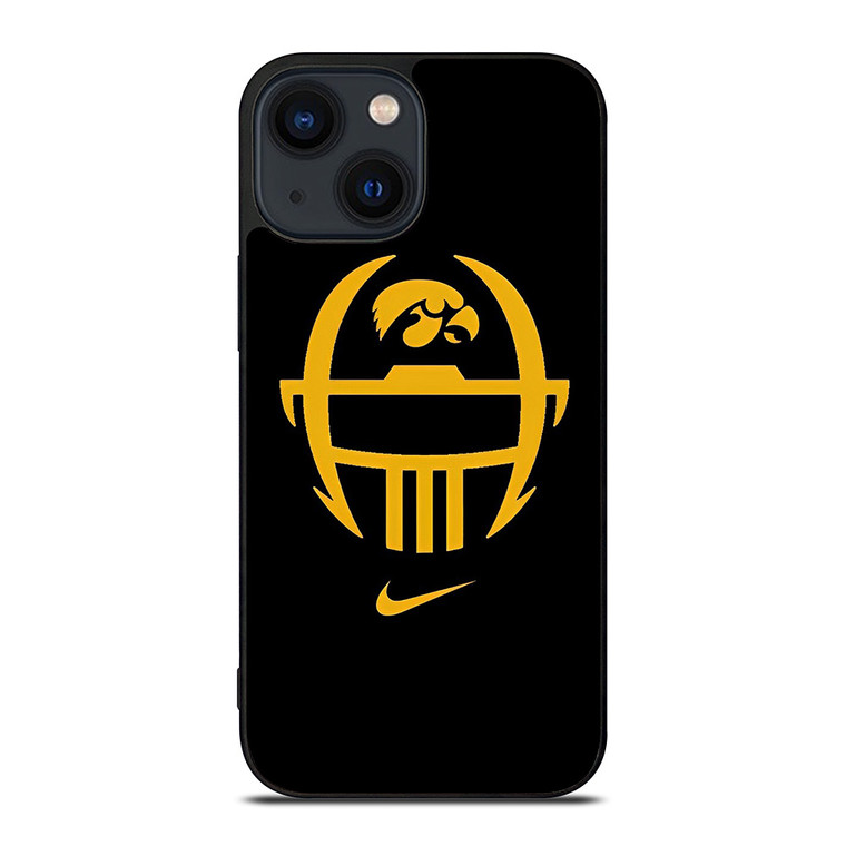 IOWA HAWKEYES FOOTBALL SYMBOL NIKE iPhone 14 Plus Case Cover