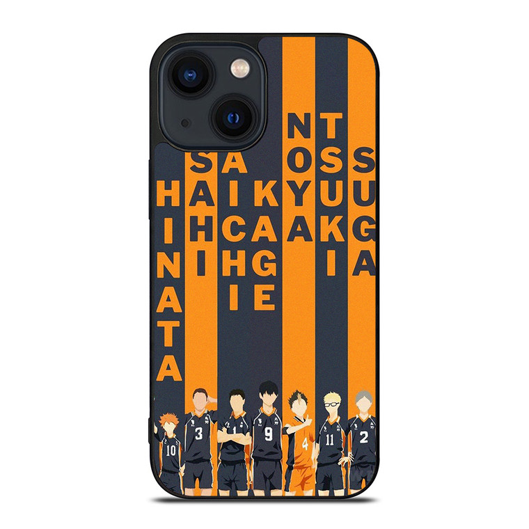 KARASUNO VOLLEYBALL TEAM HAIKYUU iPhone 14 Plus Case Cover