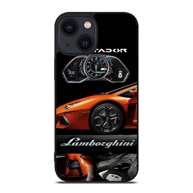 LAMBORGHINI AVENTADOR SUPERCAR iPhone 14 Plus Case Cover
