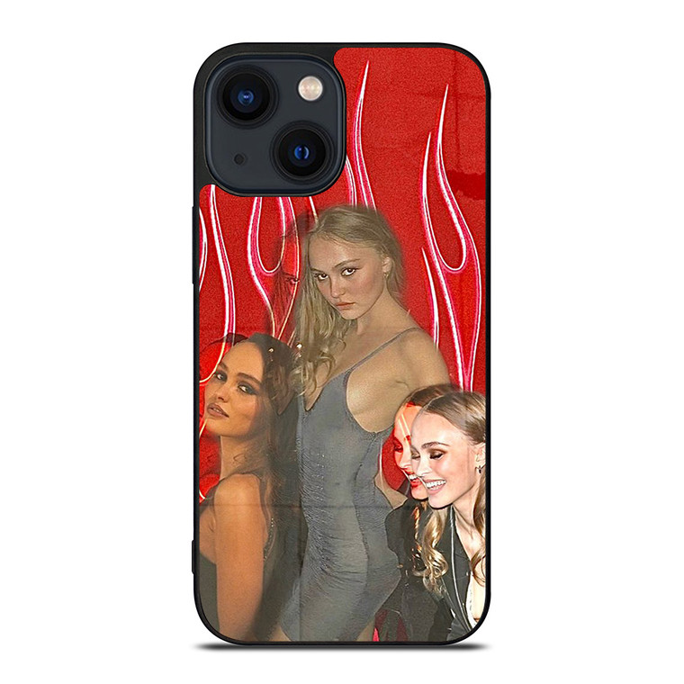 LILY ROSE DEPP COLLAGE iPhone 14 Plus Case Cover