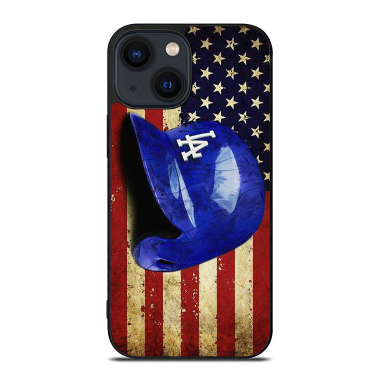 LOS ANGELES DODGERS LA BASEBALL HELMET iPhone 14 Plus Case Cover