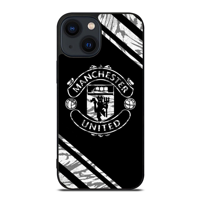 MANCHESTER UNITED CAMO LOGO iPhone 14 Plus Case Cover