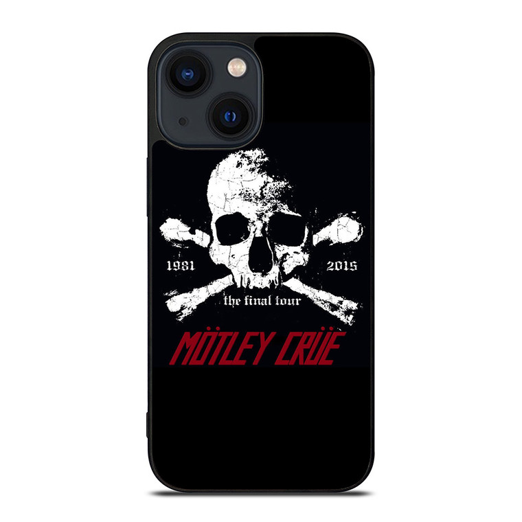 MOTLEY CRUE SKULL SYMBOL iPhone 14 Plus Case Cover MOTLEY CRUE SKULL SYMBOL iPhone 14 Plus Case Cover