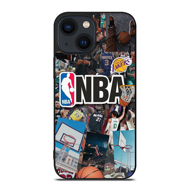 NBA BASKETBALL COLLAGE iPhone 14 Plus Case Cover