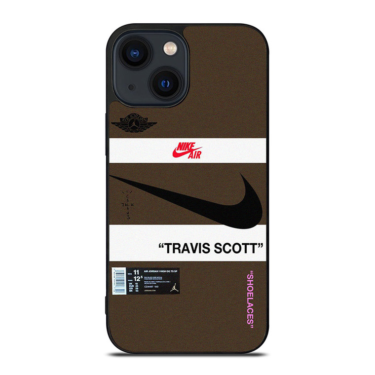 NIKE AIR TRAVIS SCOTT LOGO iPhone 14 Plus Case Cover NIKE AIR TRAVIS SCOTT LOGO iPhone 14 Plus Case Cover