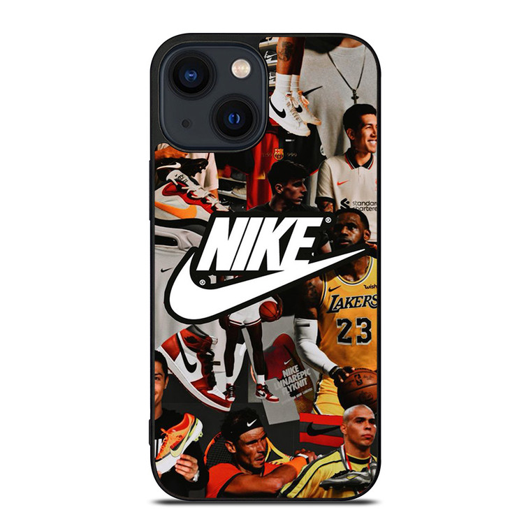 NIKE ATHLETE COLLAGE iPhone 14 Plus Case Cover