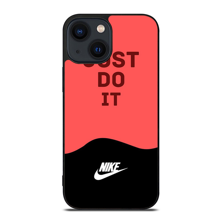 NIKE JUST DO IT SOLID RED iPhone 14 Plus Case Cover