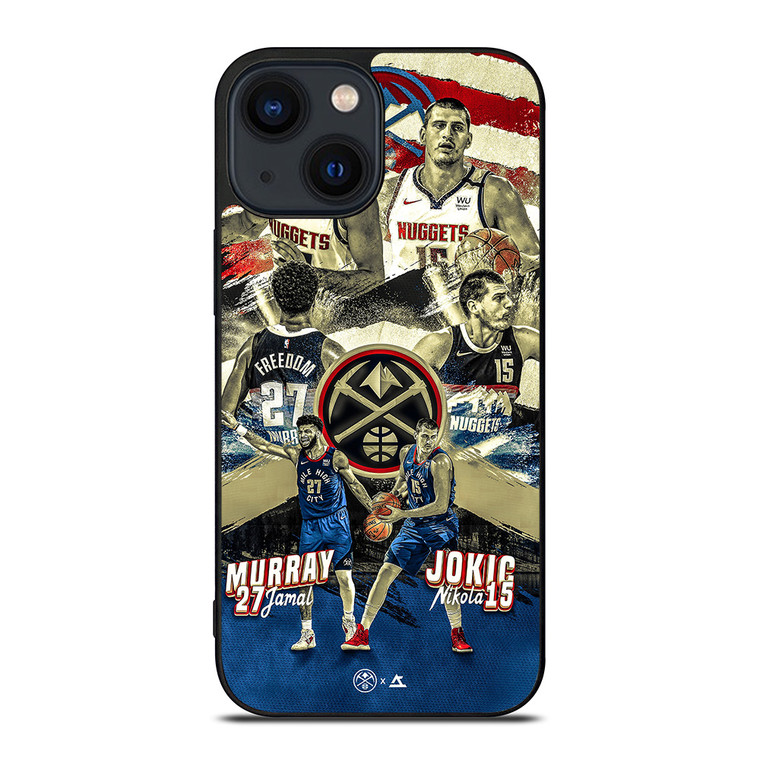NIKOLA JOKIC X JAMAL MURRAY DENVER NUGGETS iPhone 14 Plus Case Cover NIKOLA JOKIC X JAMAL MURRAY DENVER NUGGETS iPhone 14 Plus Case Cover