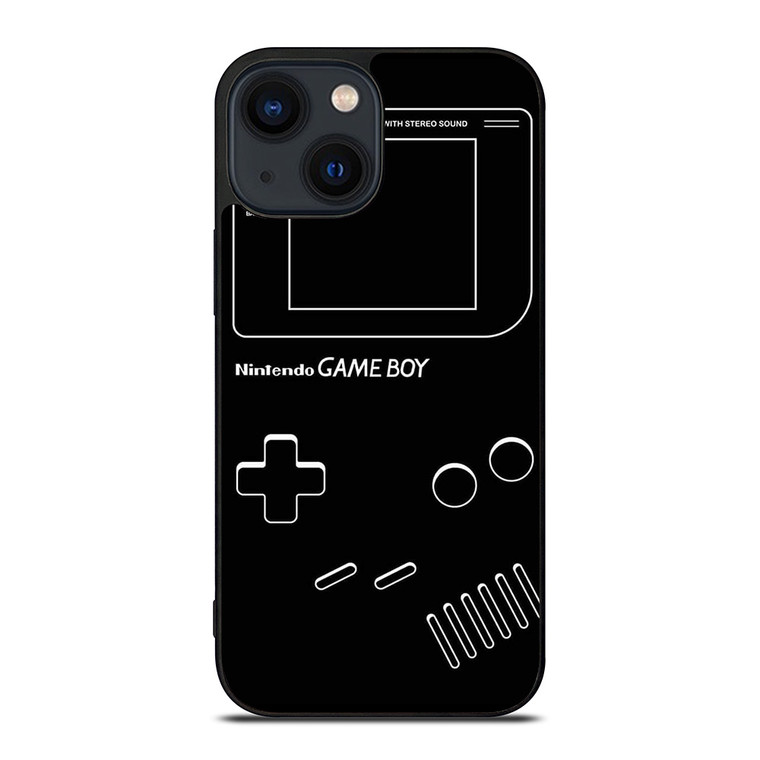 NINTENDO GAME BOY LINE ART iPhone 14 Plus Case Cover