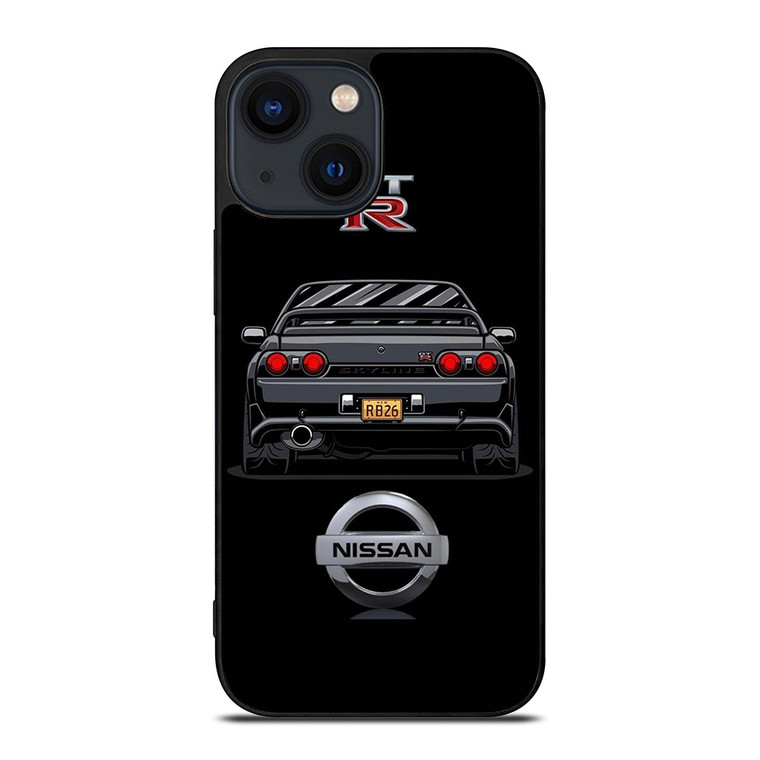 NISSAN GTR VECTOR EMBLEM iPhone 14 Plus Case Cover