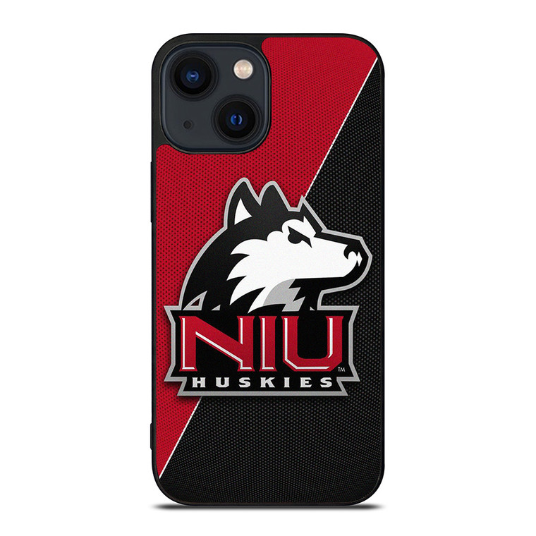 NIU NORTH ILLINOIS HUSKIES CARBON LOGO iPhone 14 Plus Case Cover
