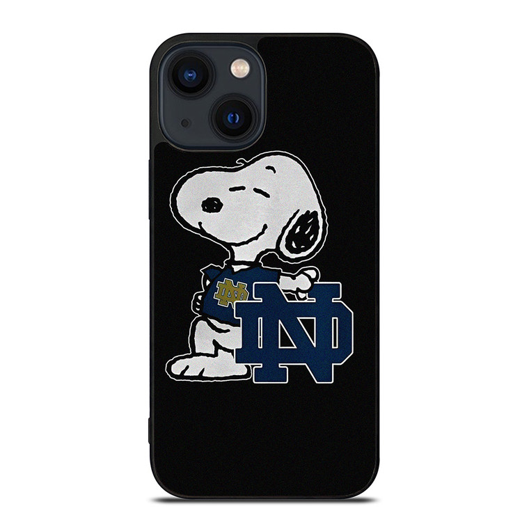 NOTRE DAMME SNOOPY iPhone 14 Plus Case Cover