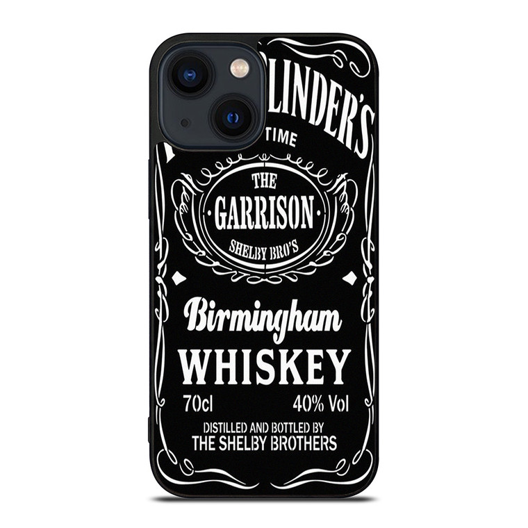 PEAKY BLINDERS BIRMINGHAM WHISKEY iPhone 14 Plus Case Cover
