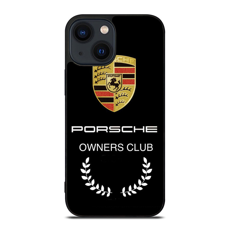 PORSCHE OWNERS CLUB LOGO iPhone 14 Plus Case Cover PORSCHE OWNERS CLUB LOGO iPhone 14 Plus Case Cover