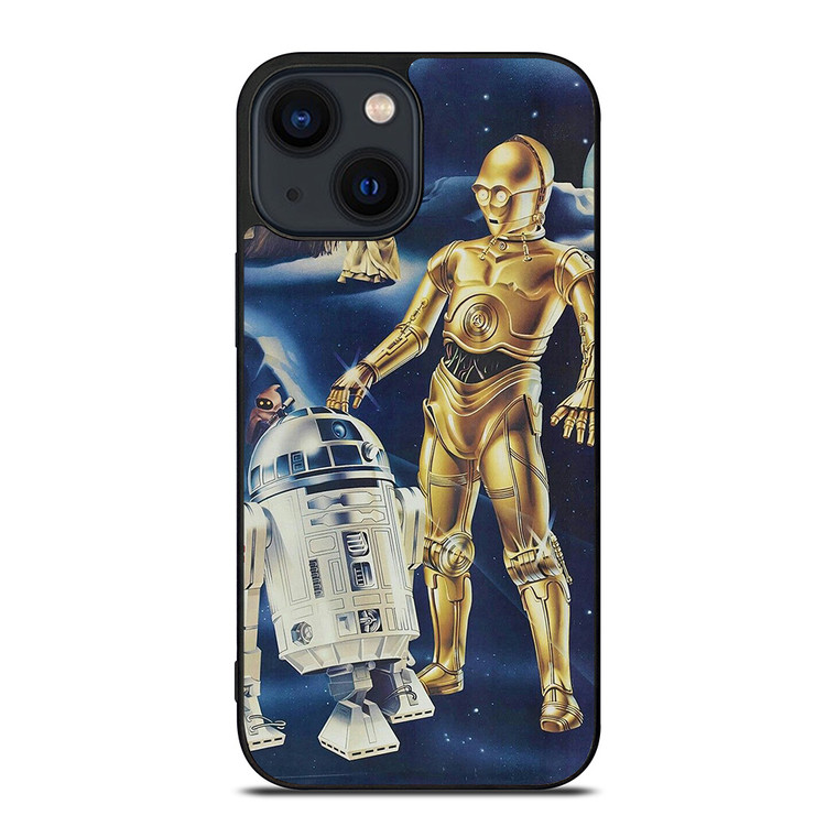 R2D2 AND C3PO ROBOT STAR WARS iPhone 14 Plus Case Cover R2D2 AND C3PO ROBOT STAR WARS iPhone 14 Plus Case Cover