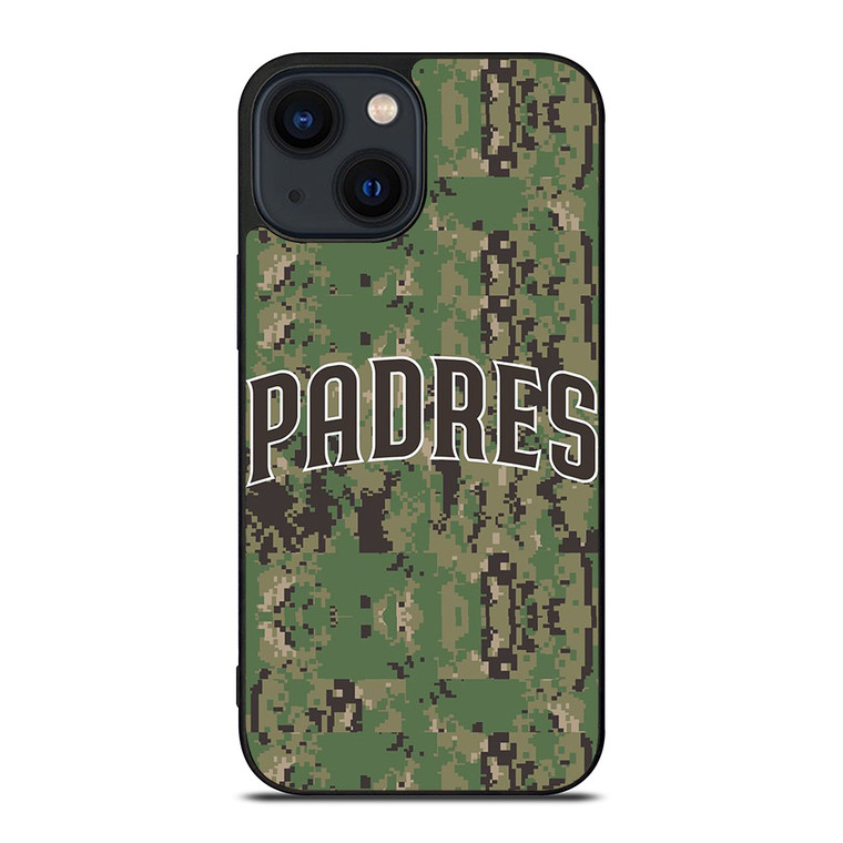 SAN DIEGO PADRES CAMO LOGO iPhone 14 Plus Case Cover