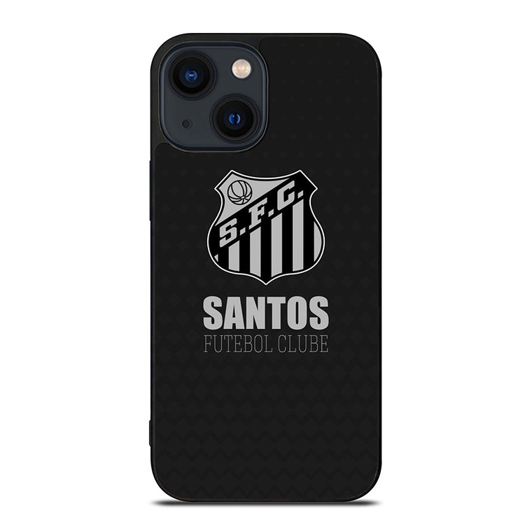 SANTOS FOOTBALL CLUB CARBON LOGO iPhone 14 Plus Case Cover