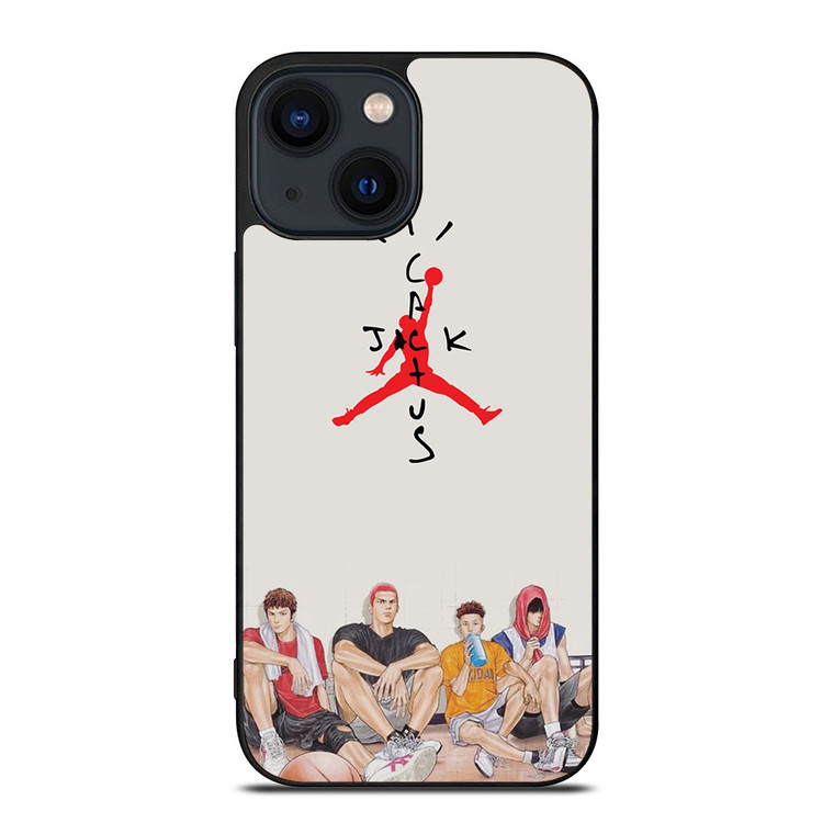 SLAM DUNK AIR JORDAN CACTUS JACK iPhone 14 Plus Case Cover SLAM DUNK AIR JORDAN CACTUS JACK iPhone 14 Plus Case Cover