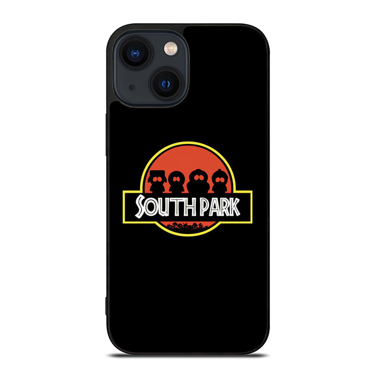 SOUTH PARK AND JURASSIC PARK LOGO FUNNY iPhone 14 Plus Case Cover