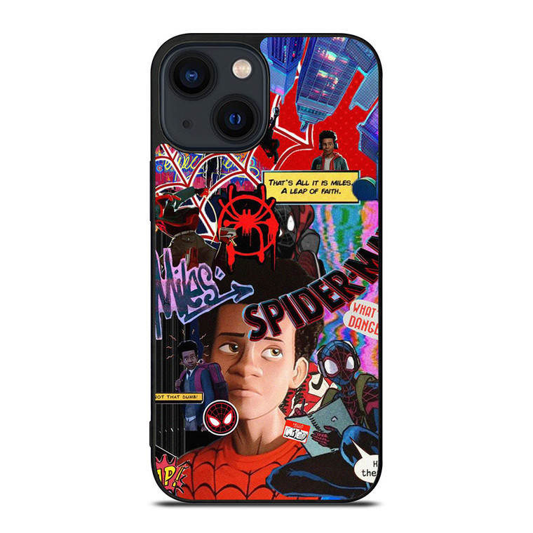 SPIDERMAN MILES MORALES COLLAGE iPhone 14 Plus Case Cover