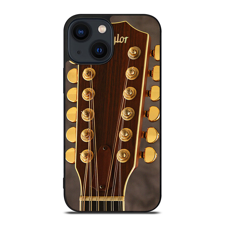 TAYLOR GUITARS HEADSTOCK GOLD iPhone 14 Plus Case Cover