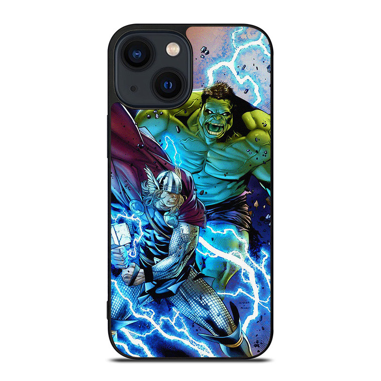 THOR VS HULK MARVEL CARTOON iPhone 14 Plus Case Cover THOR VS HULK MARVEL CARTOON iPhone 14 Plus Case Cover