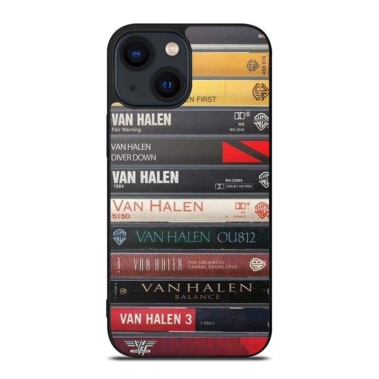 VAN HALEN CASSETTE COLLECTION iPhone 14 Plus Case Cover VAN HALEN CASSETTE COLLECTION iPhone 14 Plus Case Cover