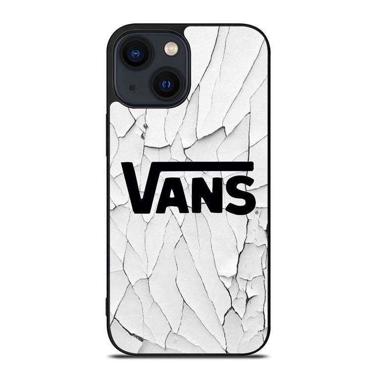 VANS LOGO BROKEN WHITE iPhone 14 Plus Case Cover