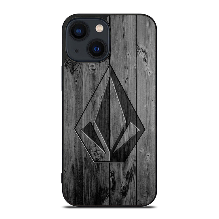 VOLCOM WOOD LOGO iPhone 14 Plus Case Cover